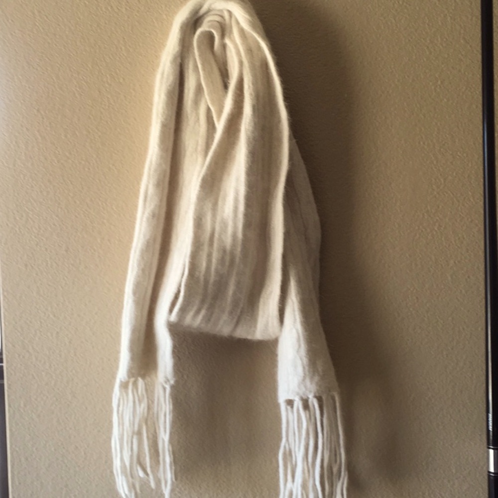 Rabbit Hair and Wool Blend Scarf